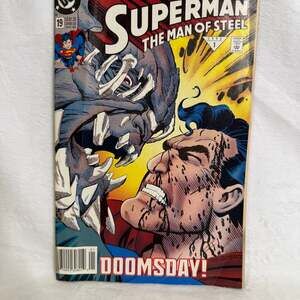 Superman: The Man of Steel #19 Newsstand Edition (1993) Doomsday Part 1